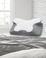 2 i 1 Nakkepude Pude Memory Foam Pude Ergonomisk ortopædisk pude 2 Sovehøjde Nakkestøttepude til side / ryg / mavestøtte Cervikal ortopædiske puder Naty Shop