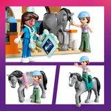 LEGO Friends dyrlægeskab til heste og kæledyr, bygge- og legesæt til fantasifuldt rolleleg med 3 minifigurer og 5 dyrefigurer, gaveidé til piger på 7 år 42651 Byggesæt Besuche den LEGO-Store