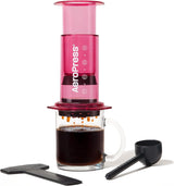 AeroPress original kaffe- og espressomaskine, bærbar barista-kaffemaskine med kammer, stempel og filtre, hurtig kaffe- og espressomaskine