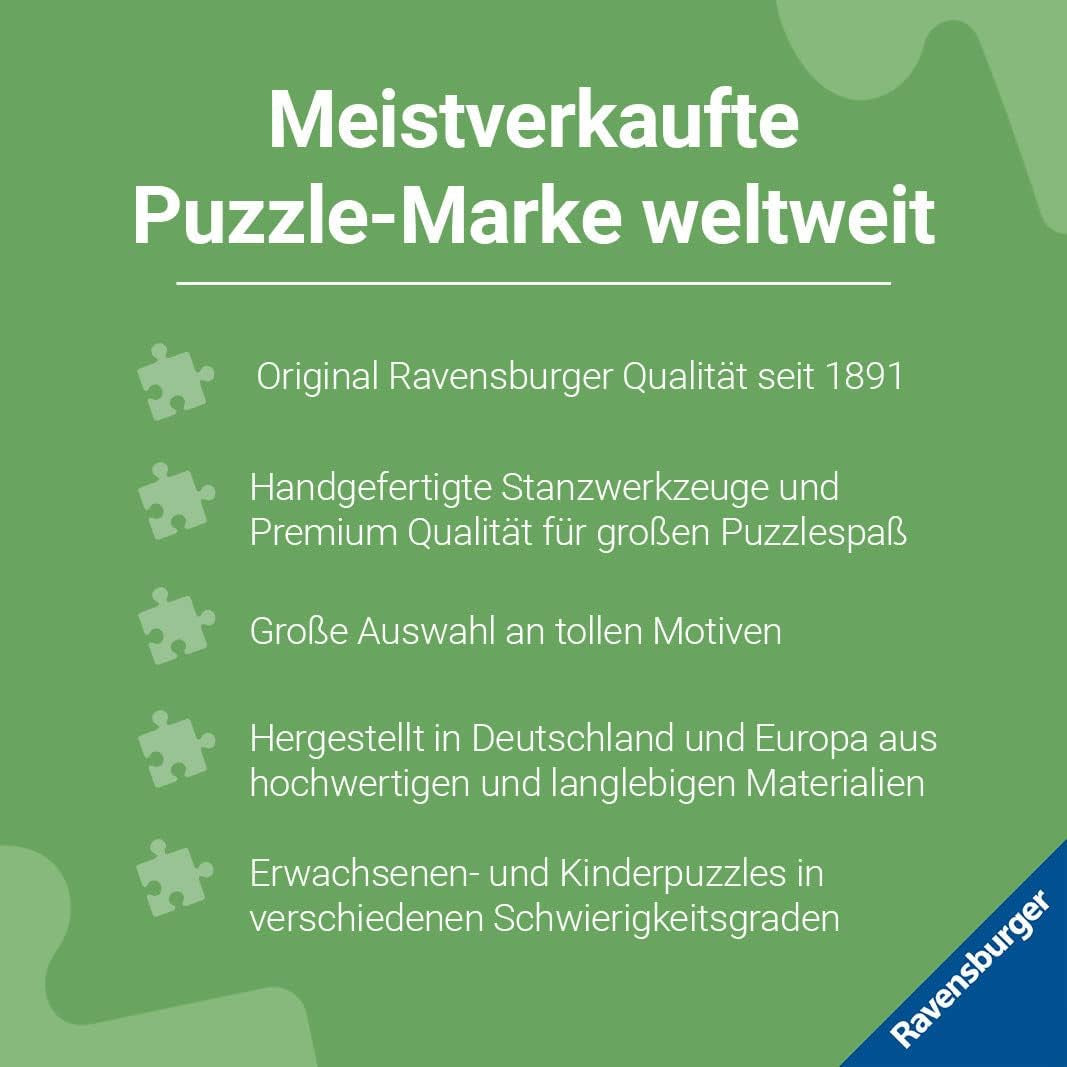 Ravensburger Puslespil til børn - 07802 Gravemaskine og skovtraktor - Puslespil til børn fra 4 år, med 2X24 brikker Puslespil Naty Shop