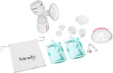 LIONELO Elektrisk modermælkspumpe LIONELO Fidi plus 180 ml, energibesparende bærbar pumpe, 9 niveauer af massage, driftstid 150 min. Tilbehør Mad og amning Bebe Naty Shop