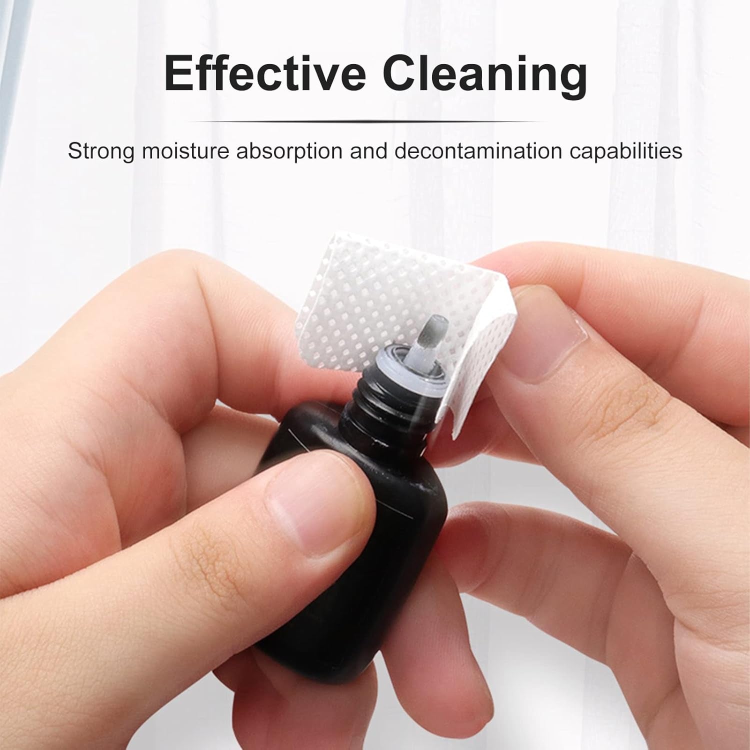 Qufiiry 300 Stück Fusselfreie Nageltücher, fnugfri negleservietter, Fusselfrei Nagel Wattepads, Nagel Wischtücher Für Cleaner Gelnägel Nagellackentferner Wattepads Nail Wipes Pads