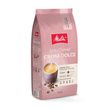 Melitta BellaCrema Crema Dolce kaffebønner 1 kg, umalet, kaffebønner til fuldautomatiske kaffemaskiner, let ristede, ristede i Tyskland, intensitet 2