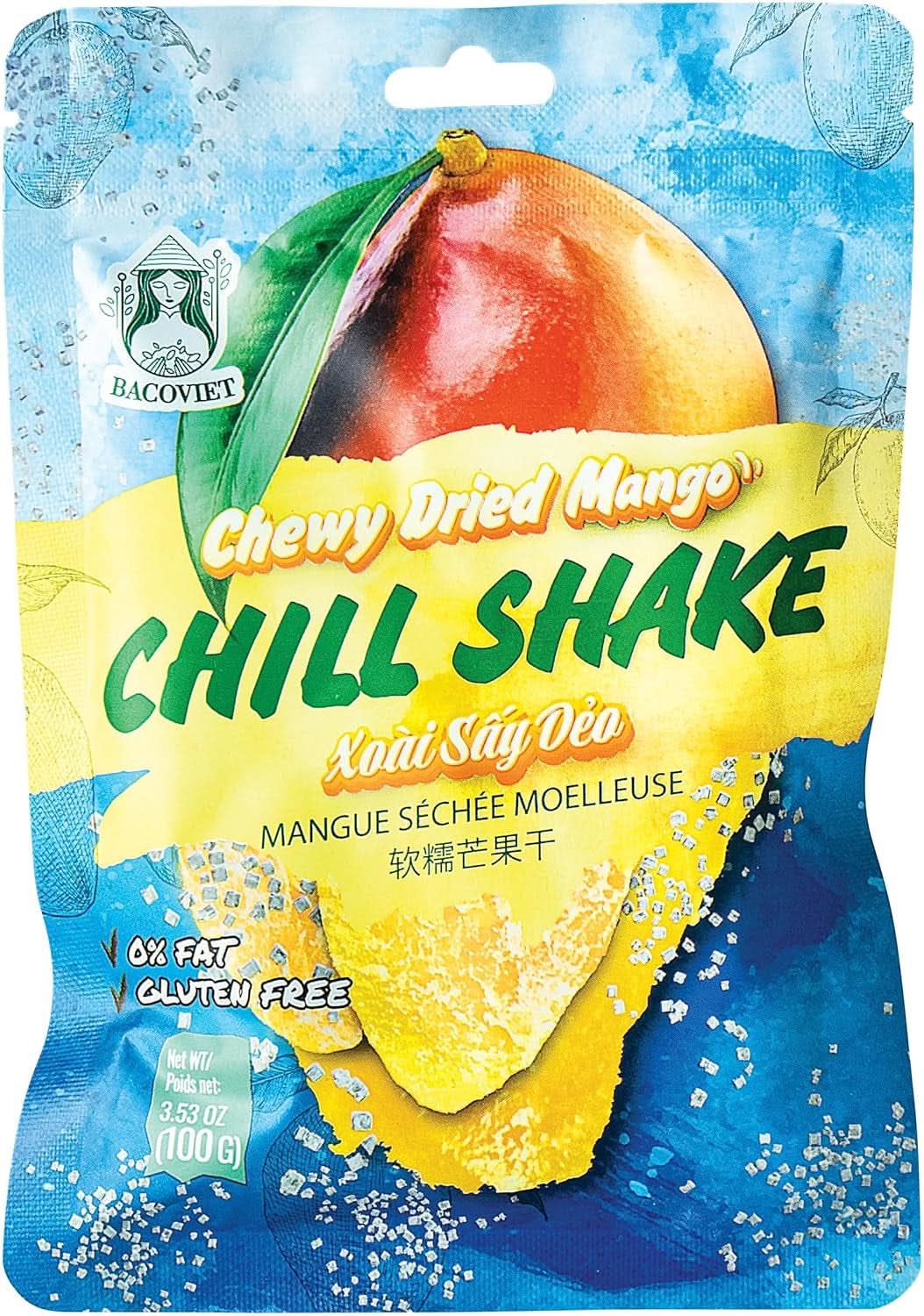 Tørret mango - 1 x 100 gram Naty Shop dehydrerede produkter