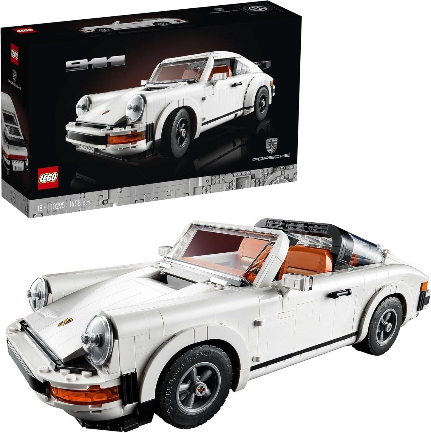 LEGO Icons Porsche 911 bilmodel til voksne, racerbilmodelsæt til at indsamle 10295 byggesæt Besuche den LEGO-Store Single