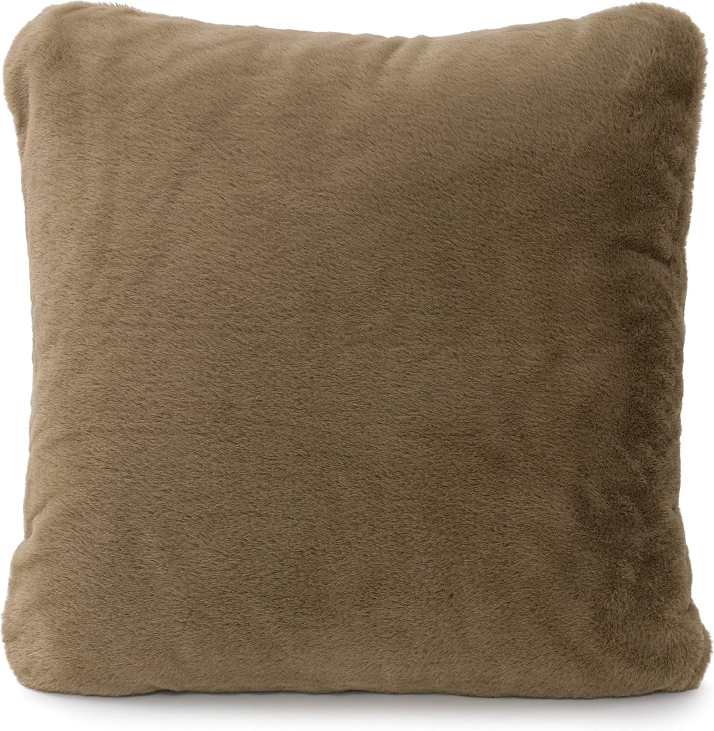 Gözze - Komfortabelt pudebetræk, Merino Feeling, 50X50 Cm - Mørkegrønne senge og tæpper Besuche den GÃ¶zze-Store Taupe