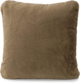 Gözze - Komfortabelt pudebetræk, Merino Feeling, 50X50 Cm - Mørkegrønne senge og tæpper Besuche den GÃ¶zze-Store Taupe