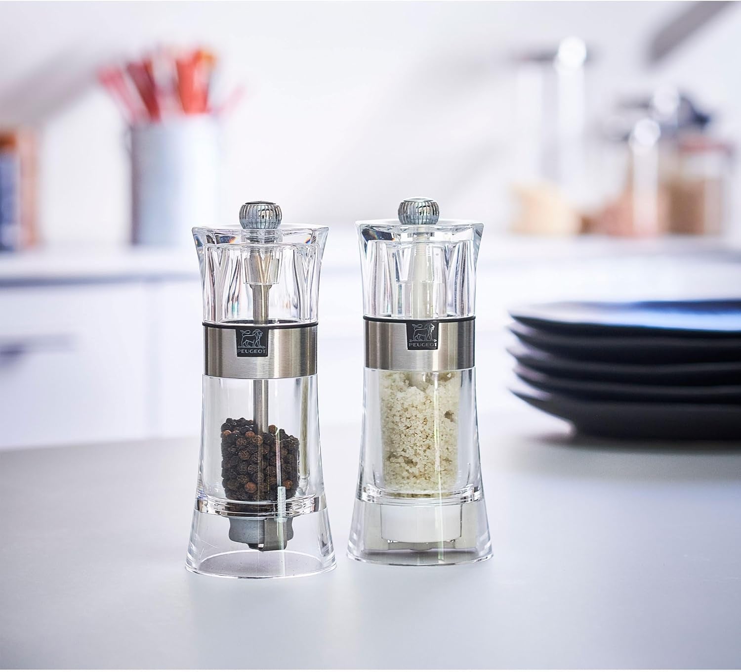 OSLO Duo akryl/rustfrit stål 14 cm Rivejern og skæremaskiner Naty Shop