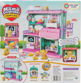Little Live Pets Mama Surprise Families Baby Clinic Legesæt, 3 Retriever-hvalpe inkluderet, Magic, Dobbeltsidet Legesæt (27,8 cm B, 23,8 cm H). Fodring, badning og leg, gave til børn Actionfigurer Naty Shop