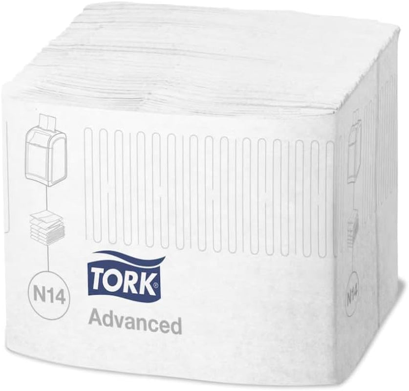 Tork Xpressnap Fit Dispenser-servietter - 15830 - N14 Advanced Servietdispenser Genanvendelige servietter - 2-lags, Hvid - 720 Antal, Medium