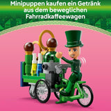 LEGO Wicked Velkommen til Emerald City tårnlegetøj, Glinda og Elphaba minidukker, gave til filmfans og piger og drenge fra 9 år, der elsker dukkehuse 75684 Byggesæt Besuche den LEGO-Store