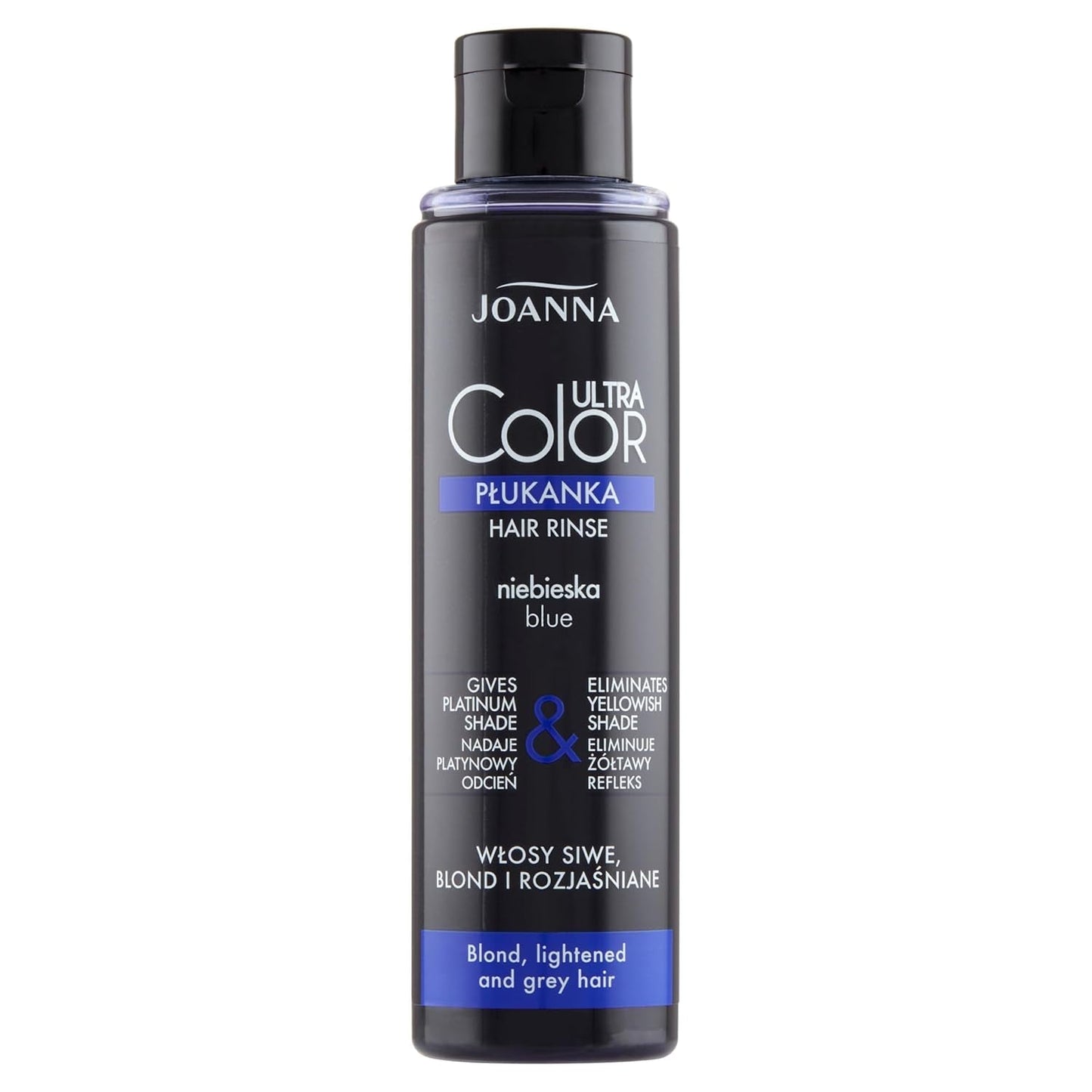 Joanna Ultra Color - Pink farvebalsam til blondt og lyst hår - Pastelrosa - Naturlig glans - Fjerner den gule nuance fra gråblondt hår - Midlertidig effekt - 150 ml Naty Shop Platinum hårfarve 150 Ml (1 pakke)