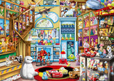 Ravensburger Puslespil 12000527 - I legetøjsbutikken - Disney 1000 brikker puslespil til voksne og børn fra 14 år Puslespil Naty Shop Retro