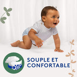 Douceur Naturelle – Størrelse 3 bleer (5-9 kg) 1 måneds pakke – 172 bleer