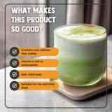 Supplement Matcha 90 gram økologisk - Højeste kvalitet pulveriseret grøn te - Ingen bambus piskeris og tråd - Culunary - Begynder sæt - Latte - Piskeris - Japan - Pulver - Te - Wire - Taske - Smoothie
