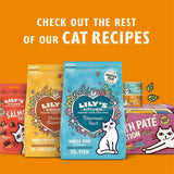 Lily's Kitchen Naturligt vådfoder til voksne katte, dåse, velsmagende stykker i kyllingesovs, kornfri opskrift (24 bakker x 85 g)