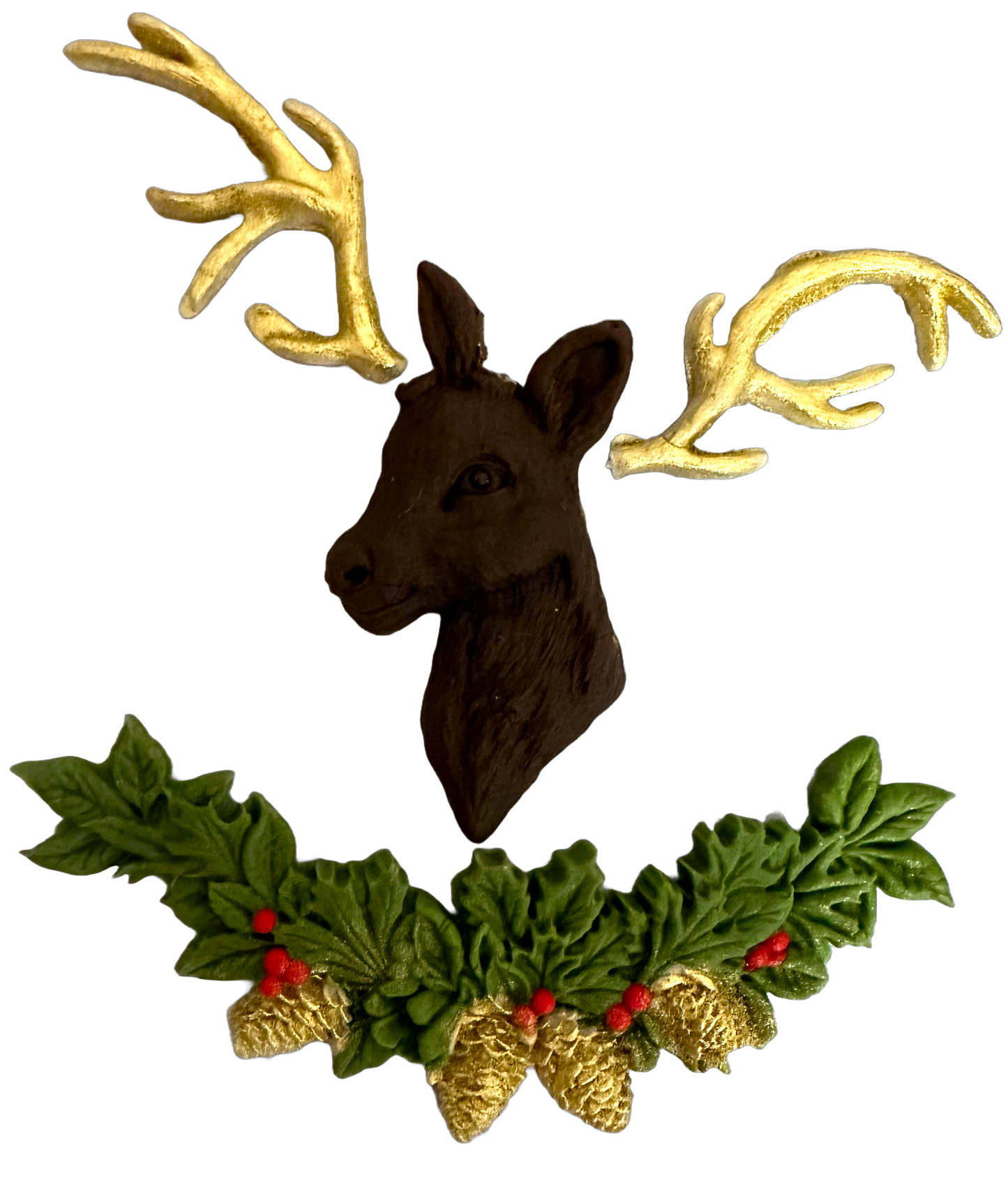 Sæt med 4 spiselige sukkerdekorationer, Cerb Sugar Paste Decorations Nati Shop