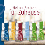 Helmut Sachers Kaffee - Wienerblanding, styrke 3/5, 100 % Arabica, hele kaffebønner, 6 X 500 G Naty Shop