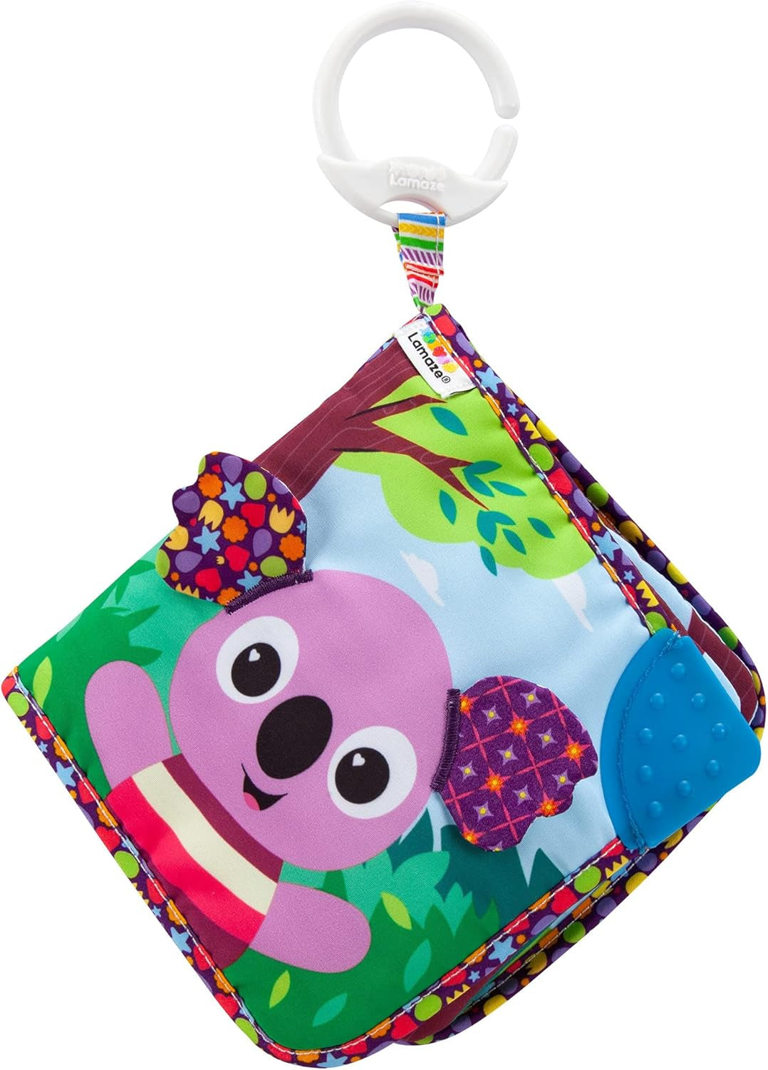 Lamaze Colorful Caterpillar Journey, Newborn Legetøj, Baby Sanselegetøj med Farver og Lyde, Udviklingslegetøj i 6 Måneder Drenge og Piger, L27463 Baby Legetøj Naty Shop Walla Koala Soft Book