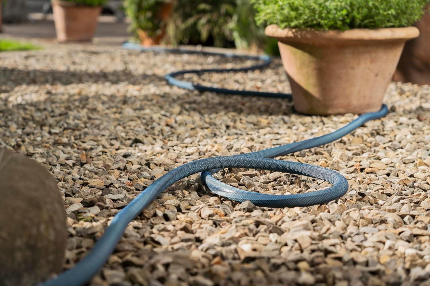 Gardena Liano Xtreme 3/4 tommer, sæt 30m: Ekstremt robust tekstilhaveslange med PVC inderslange, let, vejrbestandig (18484-20), Multicolor