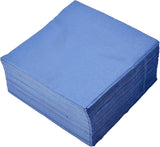 SER4230239 Servietter 40 X 40, 2-lags, 1/4-fold, 100 servietter, 2-lags, glat kant, blå