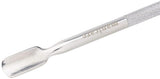 Cuticle pusher og neglerenser, professionelt manicure/pedicure værktøj, dobbelthovedet rustfrit stål, perfekt til forvoksede neglebånd, renser under/omkring negle, fjerner neglelak