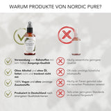 Hårkur med basilikumekstrakt fra Nordic Pure | Til pleje af tyndt, tørt og skrøbeligt hår | Kan forhindre hårtab 100ml Naty Shop hårpleje