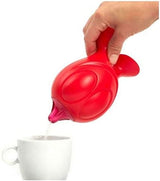 Alessi sukkerdispenser "GINO ZUCCHINO" i termoplastisk harpiks, rød
