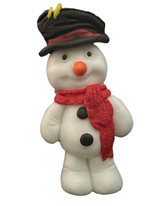 Spiselig sukkerdekoration, Snowman Sugar Paste Decorations Nati Shop
