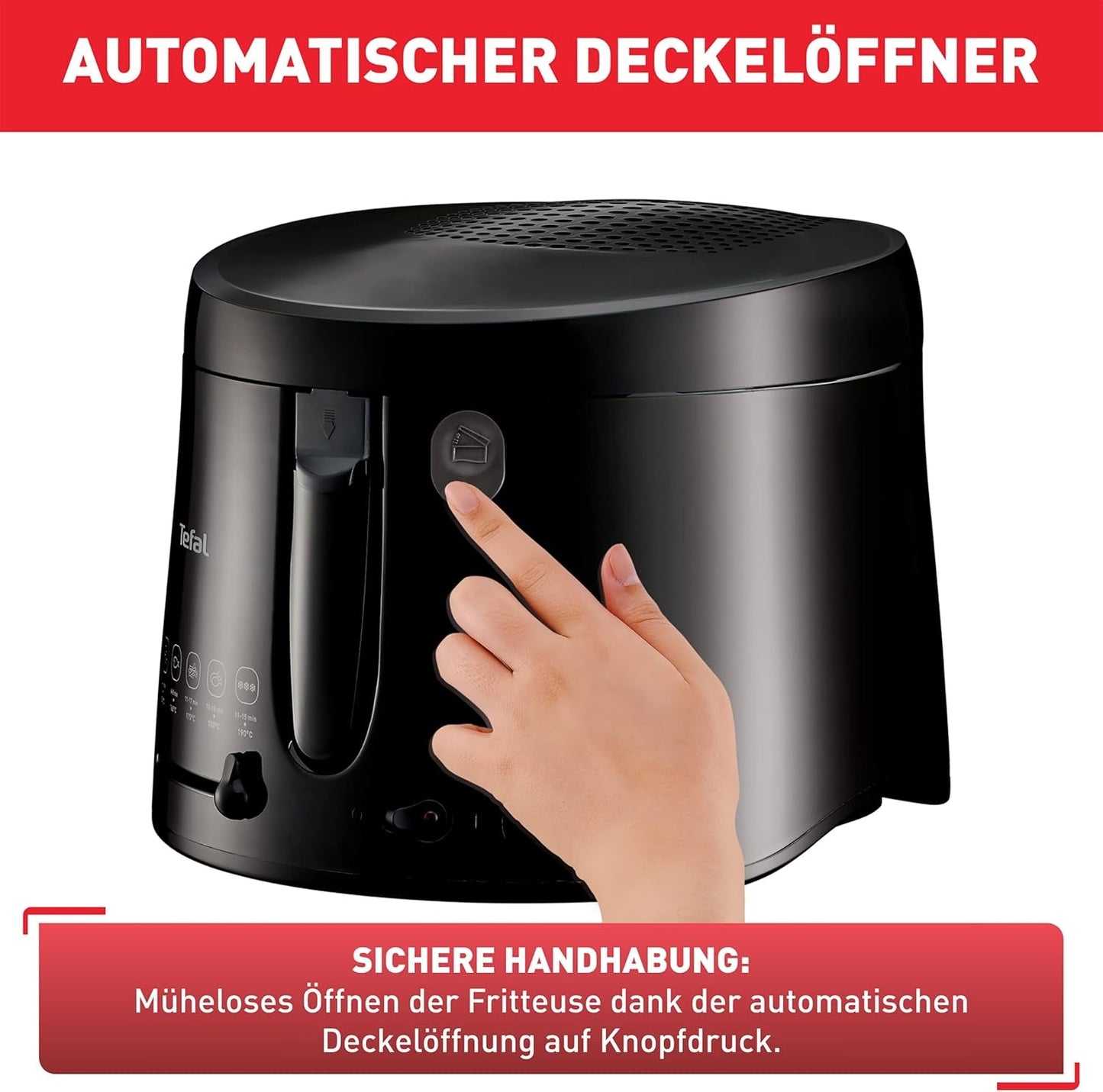 Tefal Maxi Frituregryde, Cool Wall Technology, 1,2 Kg, justerbar termostat Hvidevarer Naty Shop
