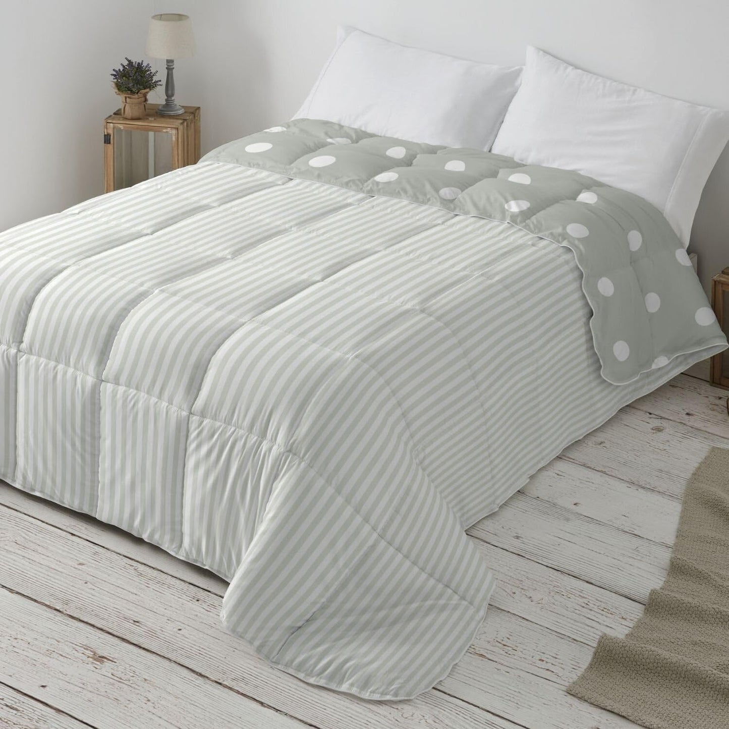 Dynedyne, syntetisk, mintgrøn, Ancho 150 til 160 Cm Dyner og dyner Naty Shop