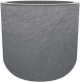 Rund gryde, 40 cm, Volcania'Up 32,5 l, stenlook, enkeltvæg, vandtankareal, Ø 38,5 x H. 36,8 cm, antracitgrå
