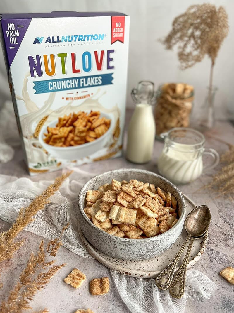 Allnutrition Nutlove Crunchy Flakes with Cinnamon 300G Cereal Naty Shop