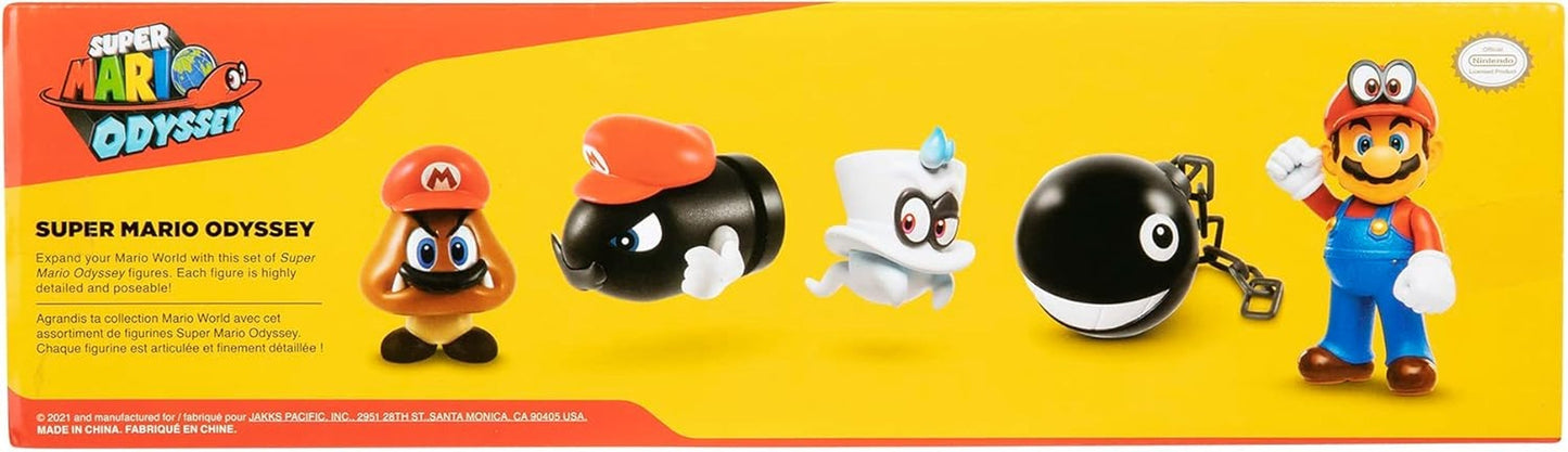 Ksruee Super Mario Mario Odyssey 5,6 cm Pack Action Figures Naty Shop