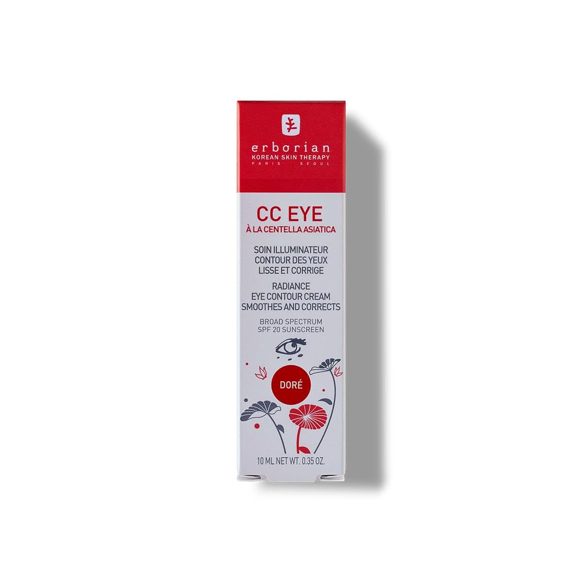 Erborian - CC Eye Cream Gold med Centella Asiatica - Øjenkonturkorrektor Kosmetik og skønhed Naty Shop