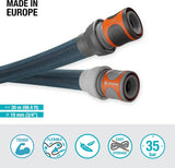 Gardena Liano Xtreme 3/4 tommer, sæt 30m: Ekstremt robust tekstilhaveslange med PVC inderslange, let, vejrbestandig (18484-20), Multicolor