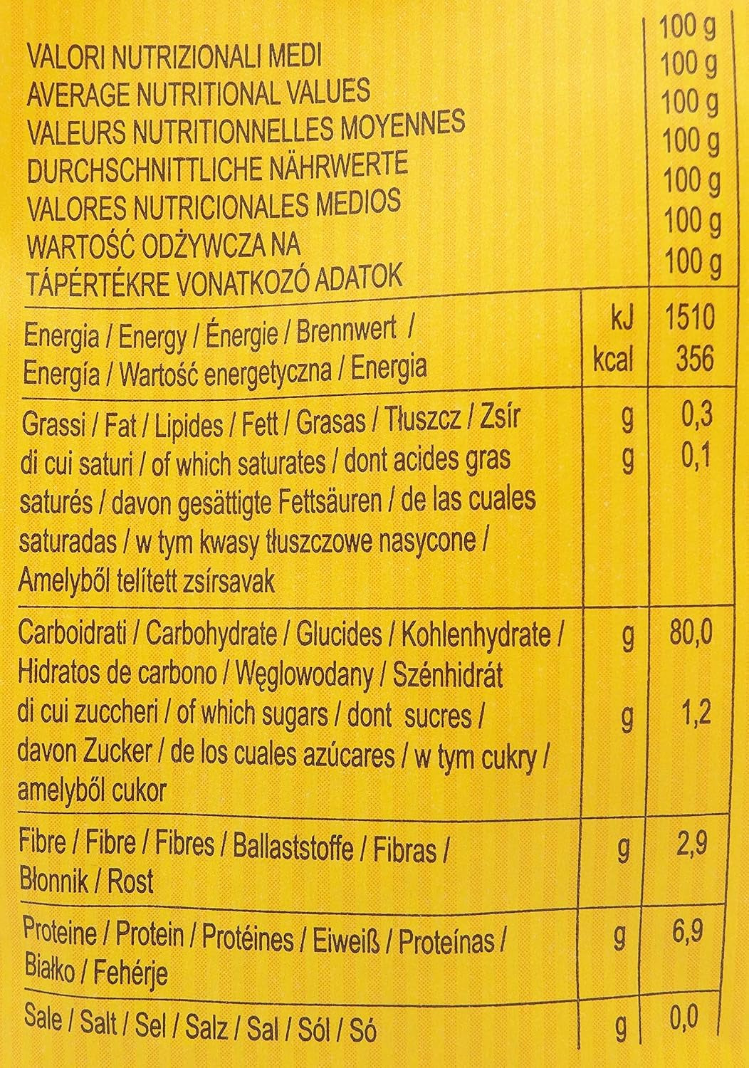 Dialsi stjerneformet pasta, glutenfri majs- og rispasta, bronzebrændt, 100 % italienske ingredienser, ingen tilsætningsstoffer, tilberedes på 8-9 minutter, 300 g pakke