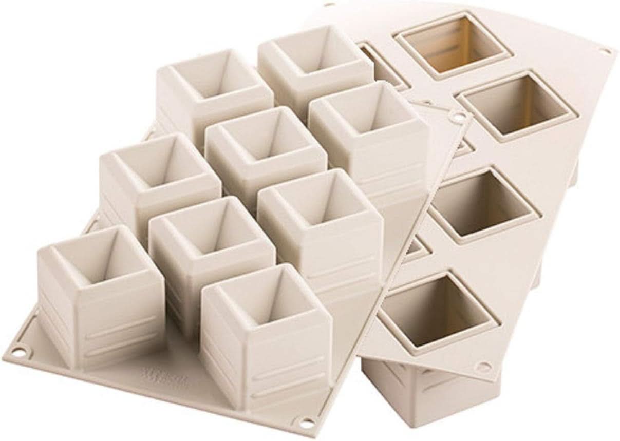 Silikomart, Form til Tartufo silikonekager, 8 enkeltporte, Ø 62 H 52 mm Køkken Naty Shop Mosaico