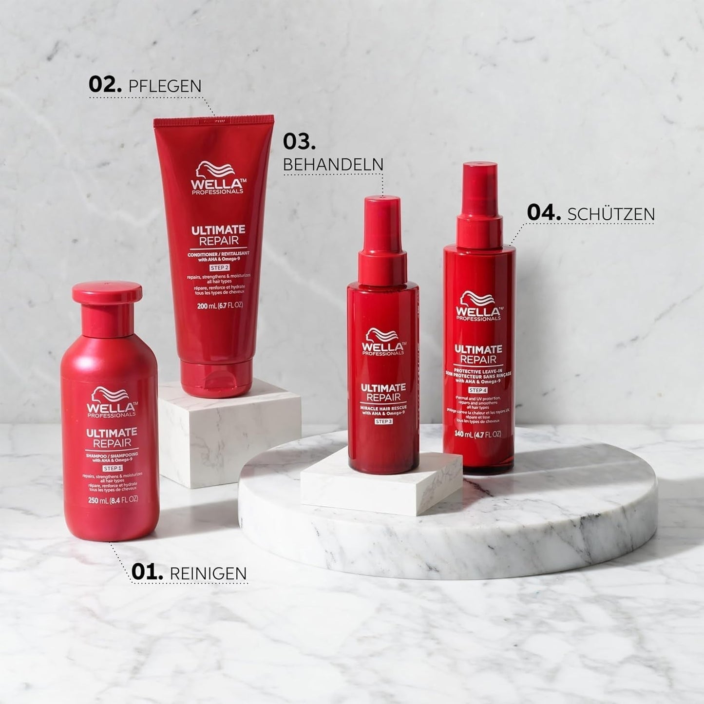Wella Professionals Ultimate Repair dybderensende shampoo, 250 ml Wella brusebad og bad