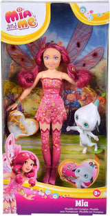 Simba 109483042 Mia and Me påklædningsdukke, Phuddle med Trumptus, nisse med vinger og bevægelige ben, 6X hårspænder, 2X armbånd, fra 3 år, flerfarvet, 23 cm Naty Shop Dolls