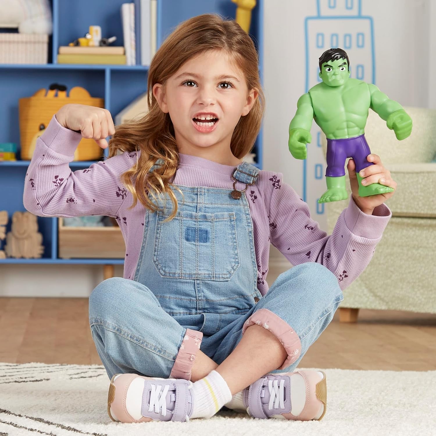 Marvel Spidey og hans fantastiske venner og hans ekstraordinære venner kæmpe heltefigur 22 cm hulk legetøj til børn fra 3 år one size Actionfigurer Naty Shop