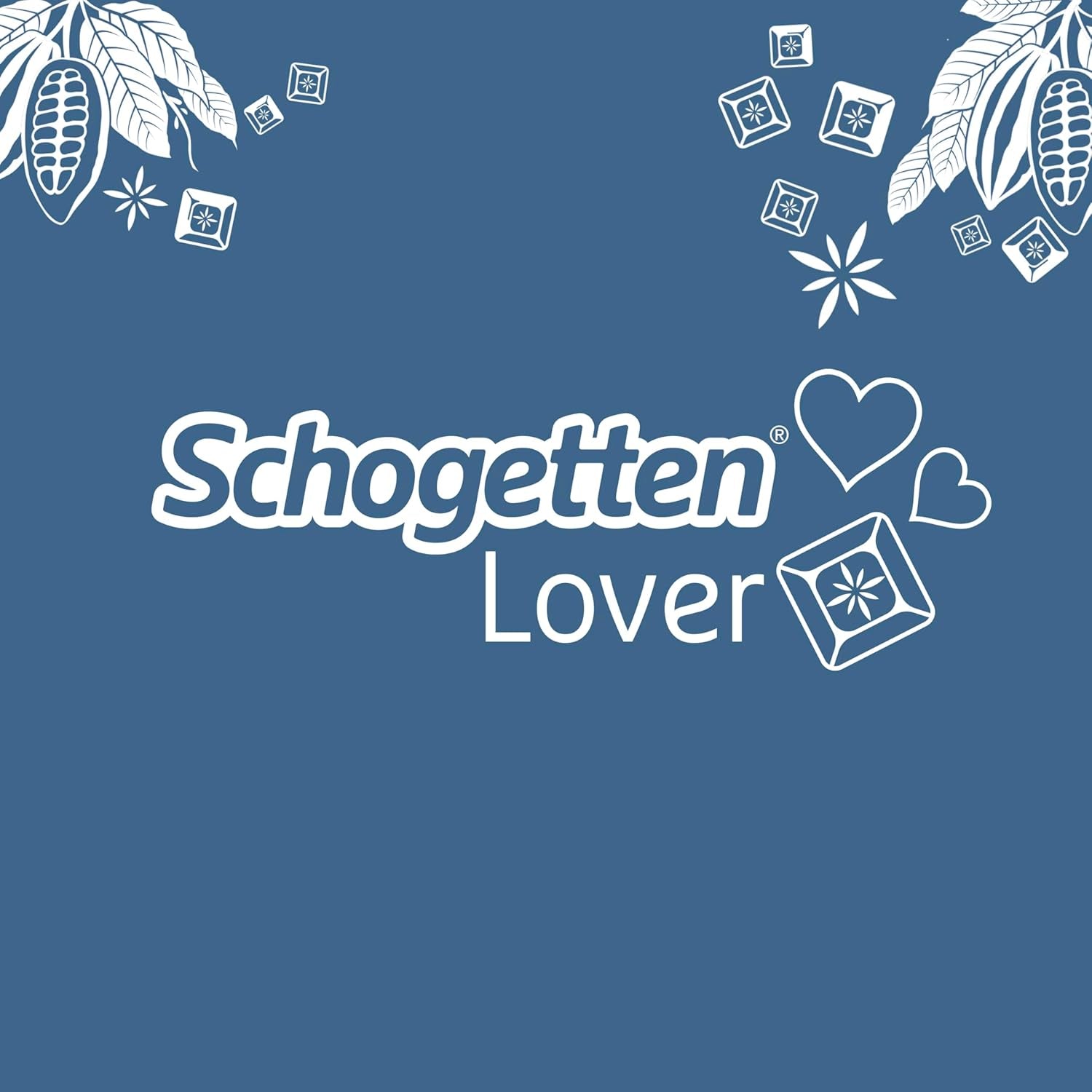 Schogetten Nougat chokoladebar 100g, portionsvis individuelt. En fryd. Stykke for stykke.