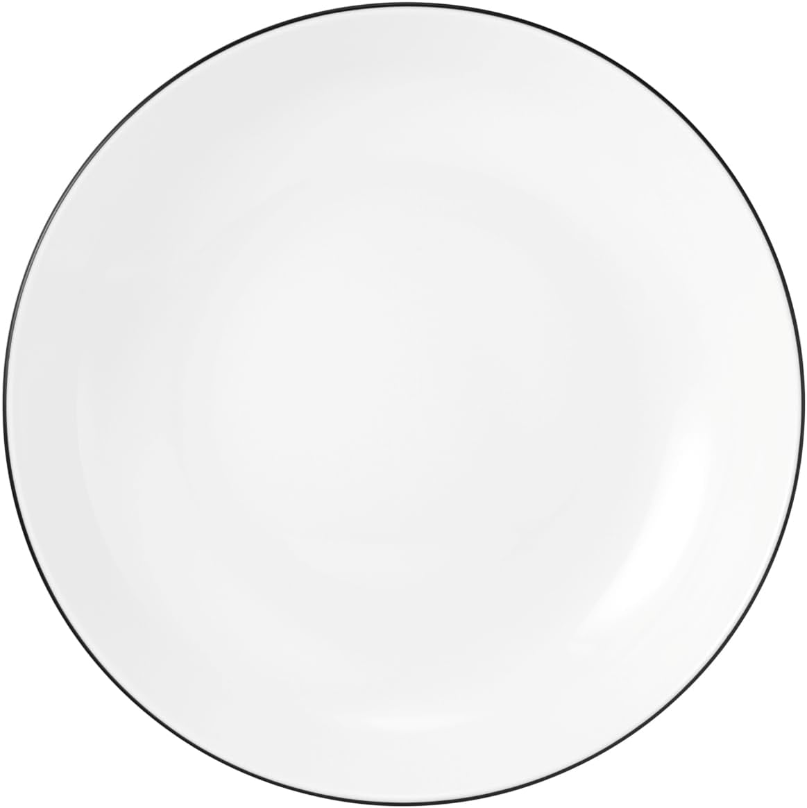 Seltmann Weiden servicesæt 001.737148 Lido - 6 middagstallerkener + 6 baggrundstallerkener - 12 stk - Black Line