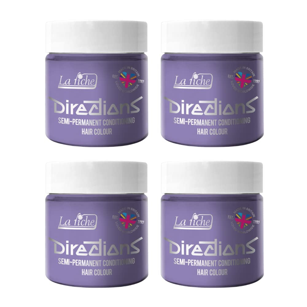 Vejledning semi-permanent hårfarve 100 ml æske 4 pakke (Pillarbox Red) Hårfarve Naty Shop Antique Mauve 100 Ml (pakke med 4)