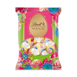 Æg Lindt Nougat Edition Blomst 90g | Hasselnøddenougat i fin mælkechokolade | Forårsdesign påskeæg | Påskechokolade | Chokoladeæg | Gave af chokolade | Gaveidé