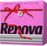 Renova Red Label Fuchsia Papirservietter - 70 servietter