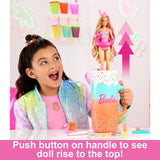 BARBIE Pop Reveal Rise & Surprise Gavesæt - 15+ overraskelser inklusive 1 Barbie-dukke, strandtilbehør til legende og frugtig sjov for børn fra 3 år og opefter, HRK57