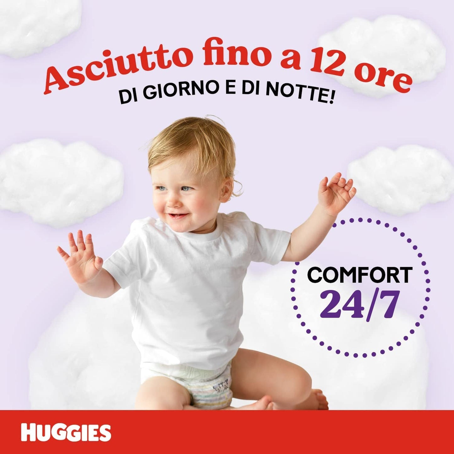 Huggies Ultra Comfort bleer, størrelse 5 (12-17 kg), 56 stk