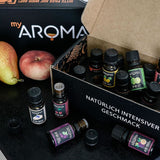 Myaroma | Sæt: Forest & Meadow - Ren naturlig smag med frugtsmag og frugtsmag (5 x 10 ml) | Sukkerfri og usødet Naty Shop sødemidler
