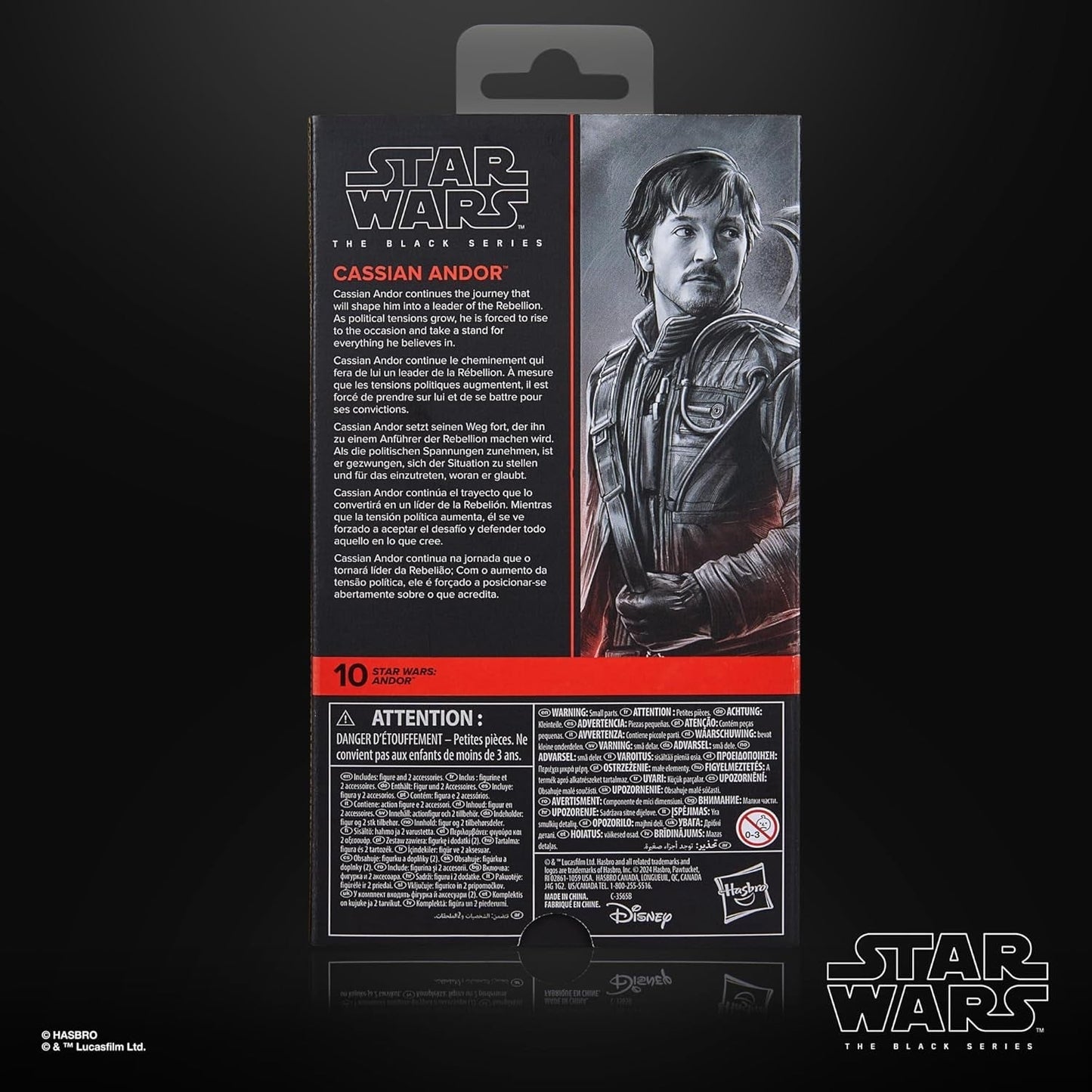 Star Wars Black Series Cassian Andor Andor Samlerobjekt actionfigur, 15 cm actionfigurer Naty Shop